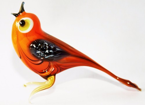 Murano Style Art Craft Color Glass Figurines "Birds,Parrots,Ducks,Owls " N88 - Picture 17 of 138