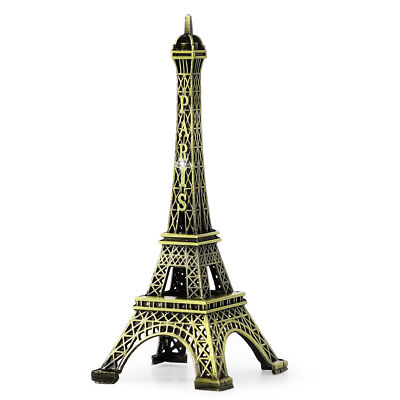 1PC Metal Eiffel Tower Model Statue Decor Small for Souvenirs (10cm)
