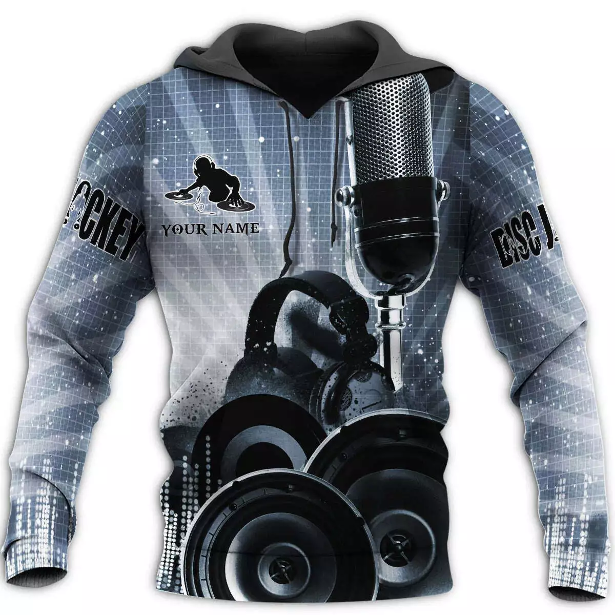 Custom Name 3D Full Printed DJ Hoodie DJ Tshirt Best Gift For DJ Friend DJ Gi