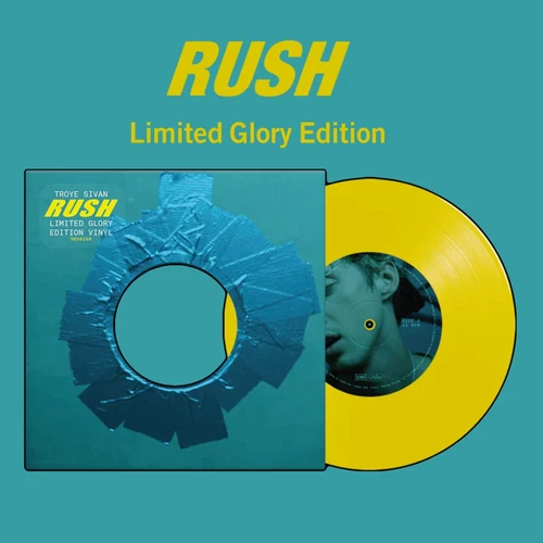 Troye Sivan Rush: Limited 'Glory Edition' Yellow Vinyl 7" Single NEW