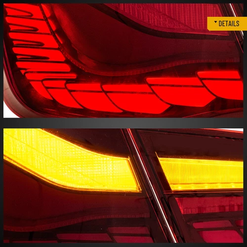 LED Rückleuchten Für BMW 5er F10 F18 2011-2017 Geräuchert Sequential Blinklicht - Picture 11 of 15