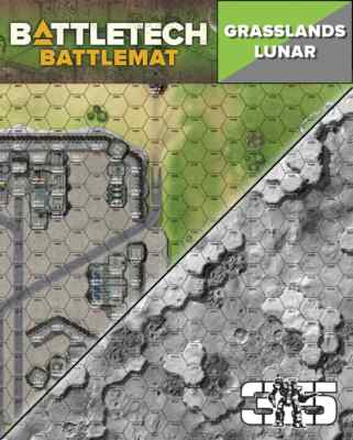 CAT35800B - Battletech ''Battle Mat Grasslands/Lunar'' (Neoprene, Catalyst) 