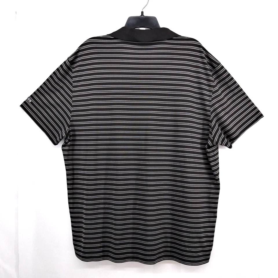 Camisa Polo IZOD Para Hombre Talla XXL Negra Rayas Manga Corta Golf Aire Libre Foto 2 de 4