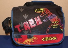 MOCHILAS CHENSON T-REX DINOSAURIO MENSAJERO BOLSO ESCOLAR Multi-bolsillo ¡AUTÉNTICO!!