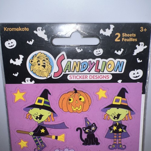 Vintage 80's Stickers - Sandylion HALLOWEEN Witches - Picture 2 of 3