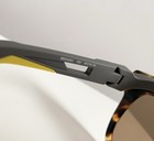 NEW $490 Balenciaga Havana Grey Brown Yellow Tortoise 55mm Oversized Sun Glasses — photo 7
