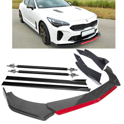 For KIA Stinger Forte Optima Front Bumper Lips Rear Splitter Spoiler Side Skirt