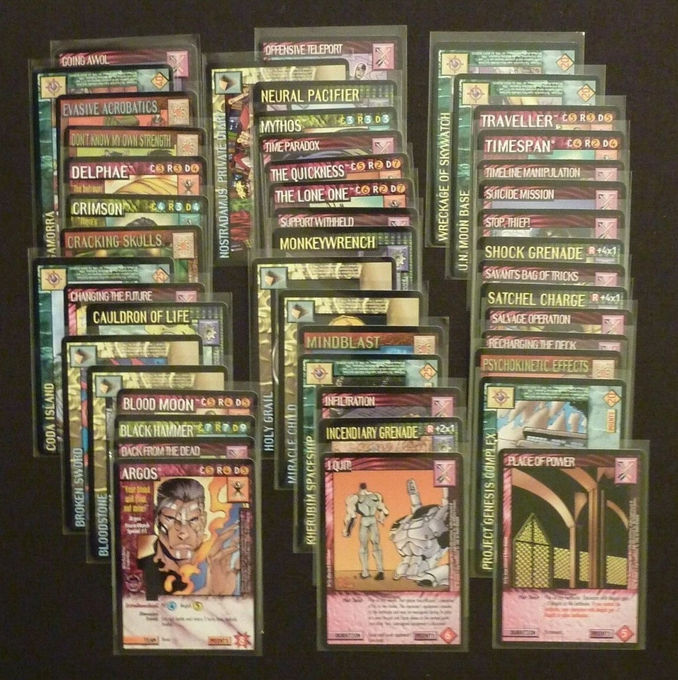 Wildstorms (CCG) Conflict Edition - Complete Set 165 cards - Изображение 4 из 4