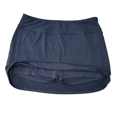 Tシャツ・カットソー AEAE SUNBURN SWEAT SKIRTS Navy Tangerine Women's Extra Soft Active Stretch Skort Size S