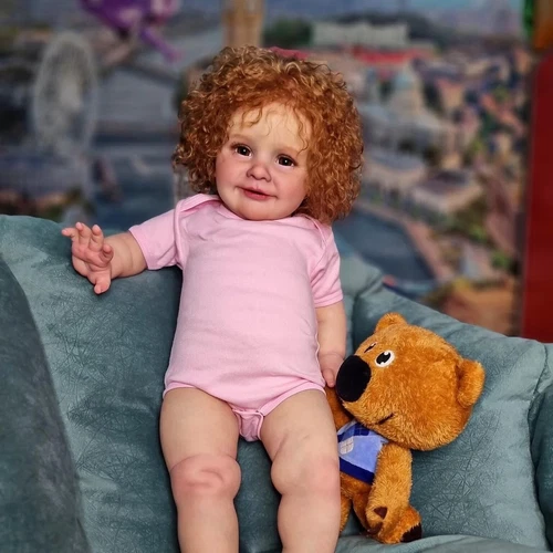 Muñeca bebé renacida de 26 pulgadas niña pequeña realista Zoe cabello enraizado regalos hechos a mano - Imagen 1 de 9