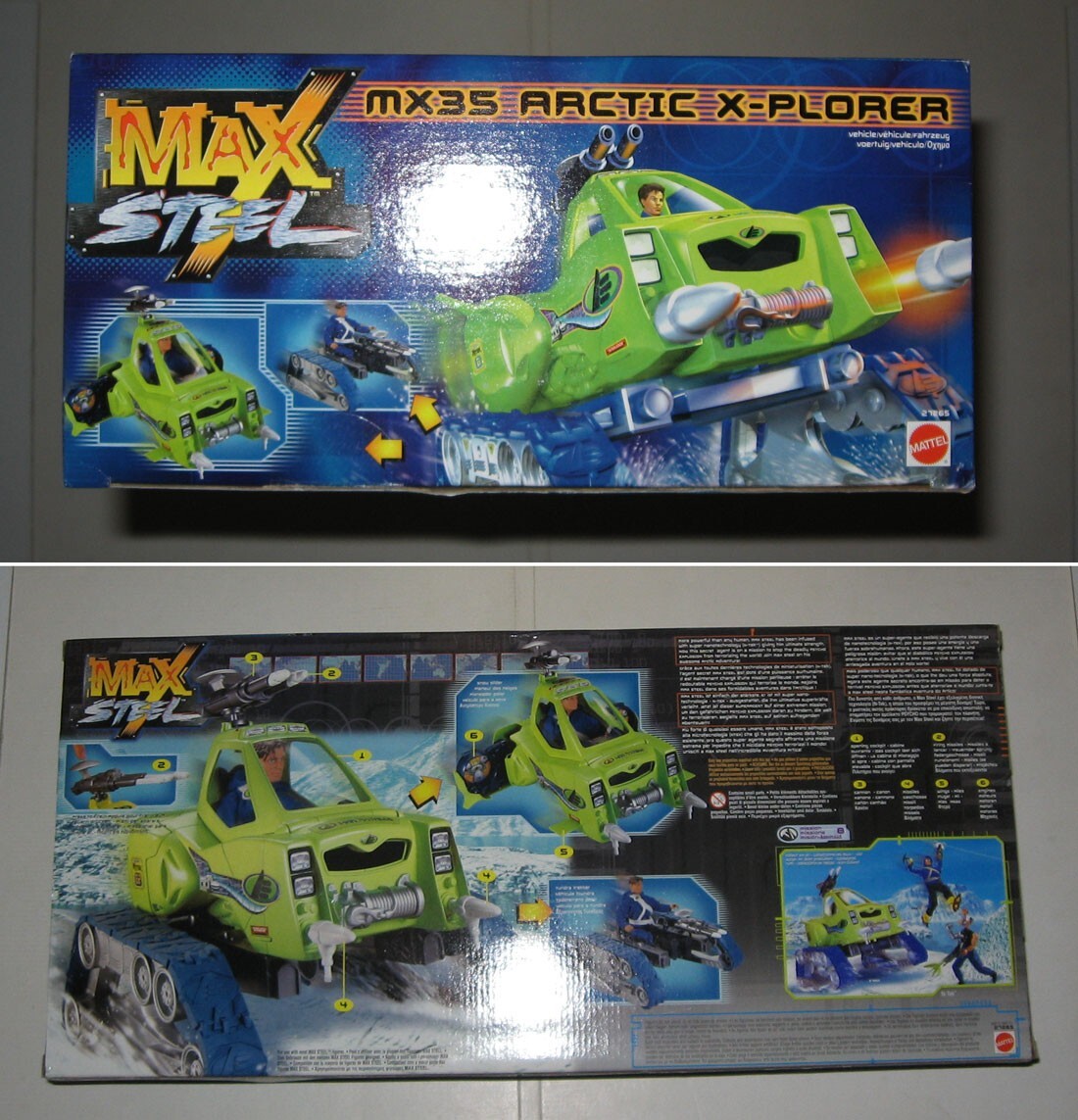 Max Steel MX35 Arctic Explorer figurine Mattel 2000 neuve scellée pour compléter votre collection