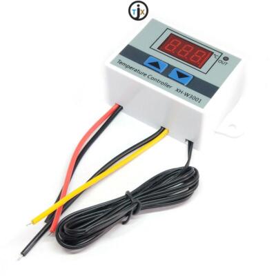 2PCS 12V/220V Digitaler LED Temperaturregler für Inkubator mit Schalter Neu