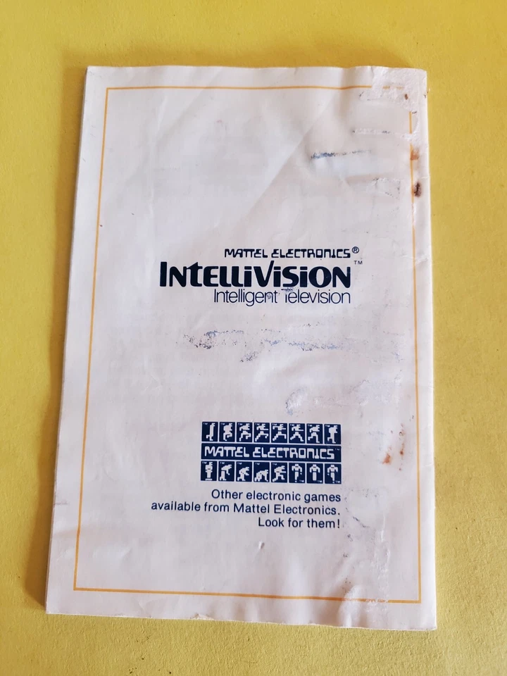 Space Battle Intellivision Original Manual Only - Image 2 of 2