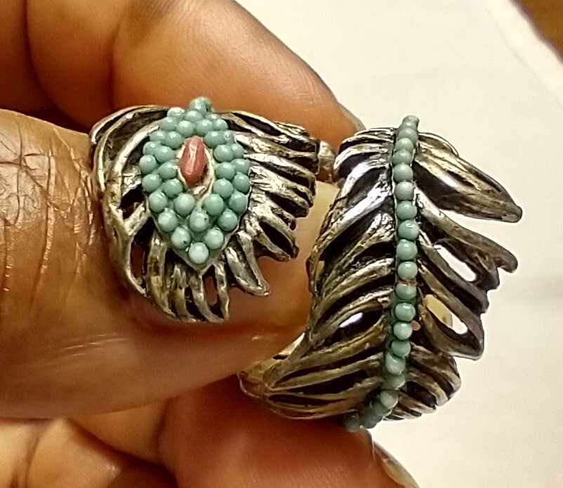 Feather Wrap Design Sterling Silver Ring (RNG085) - image 12