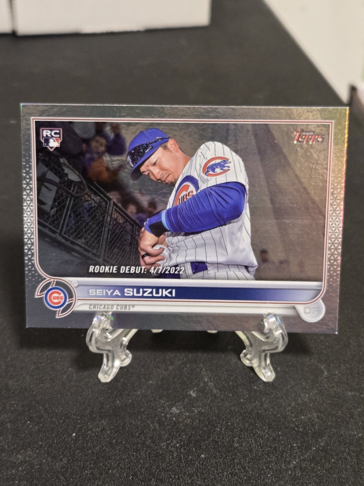 Seiya Suzuki 2022 Topps Update Series Rainbow Foil Rookie Debut RC #US259 Cubs