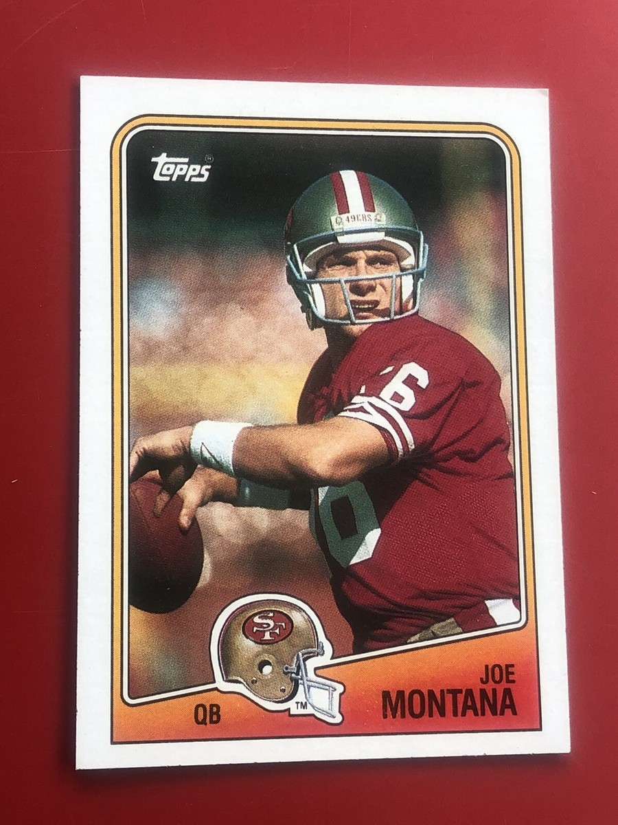 NFL Joe Montana ルーキーカード 1988 Topps Joe Montana #38 HOF EXMT | eBay