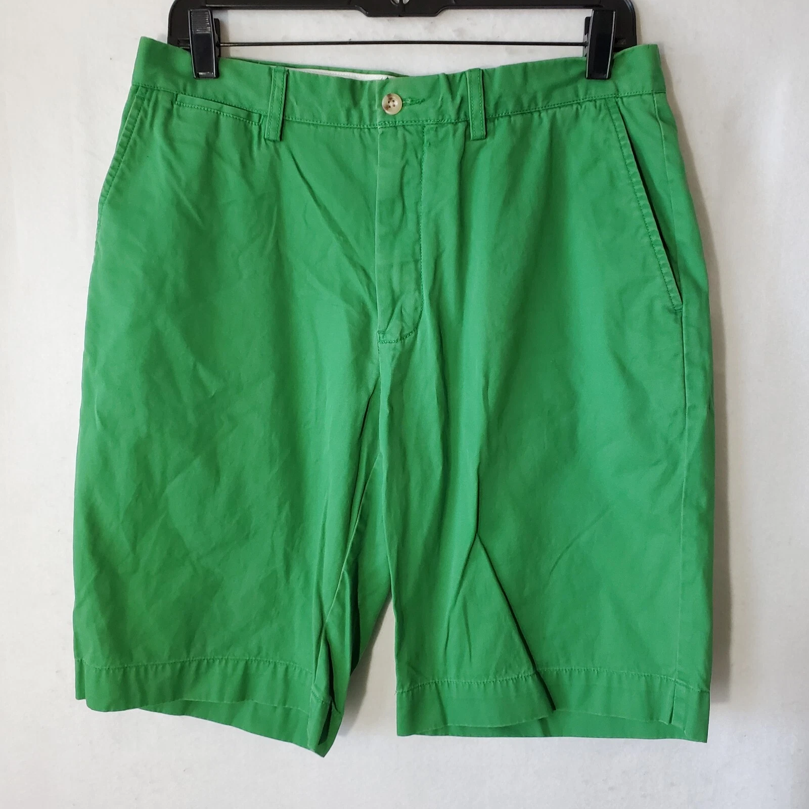 Polo Ralph Lauren Shorts Men's 32 Green Chino Casual Classic Fit Golf