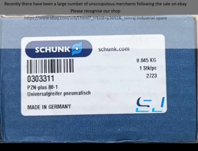 Brand new SCHUNK PZN-plus 80-1 0303311 Cylinder Vacuum Cleaner PZN-plus 80-1