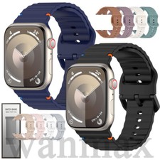 Silicone Strap For Apple Watch Series 10 9 8 7 6 5 4 3 2 38mm 44mm 45mm 42/46mm