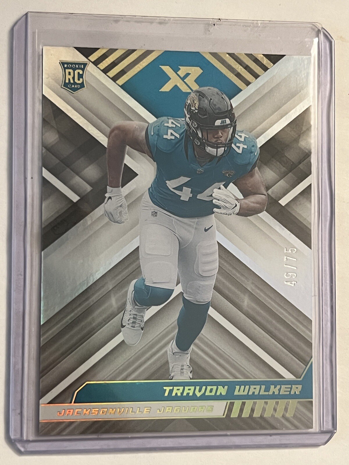 2022 Panini XR Rookies Silver 49/75 Travon Walker #125 Rookie RC Card