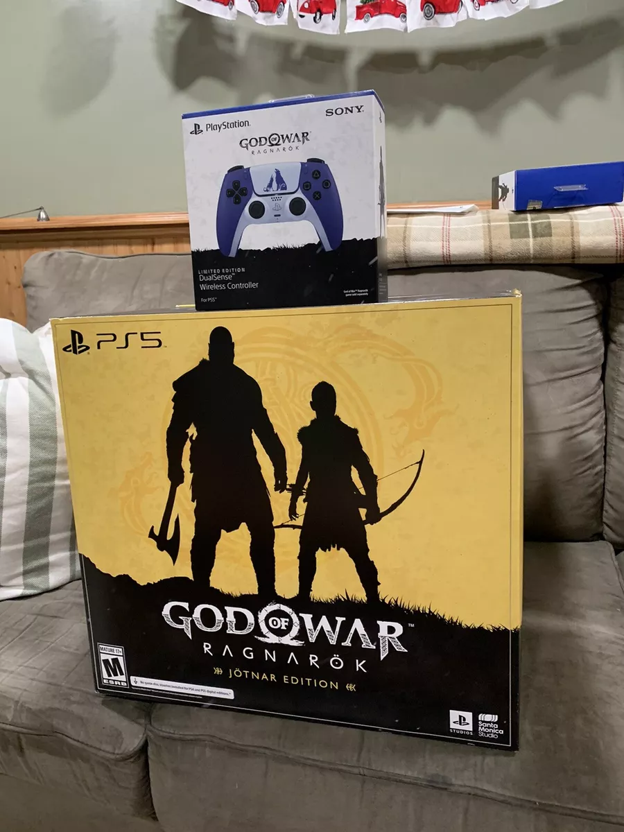 PS5 GOD OF WAR RAGNARÖK Console Unboxing! (PlayStation 5) + PS4 Pro  Limited Edition 