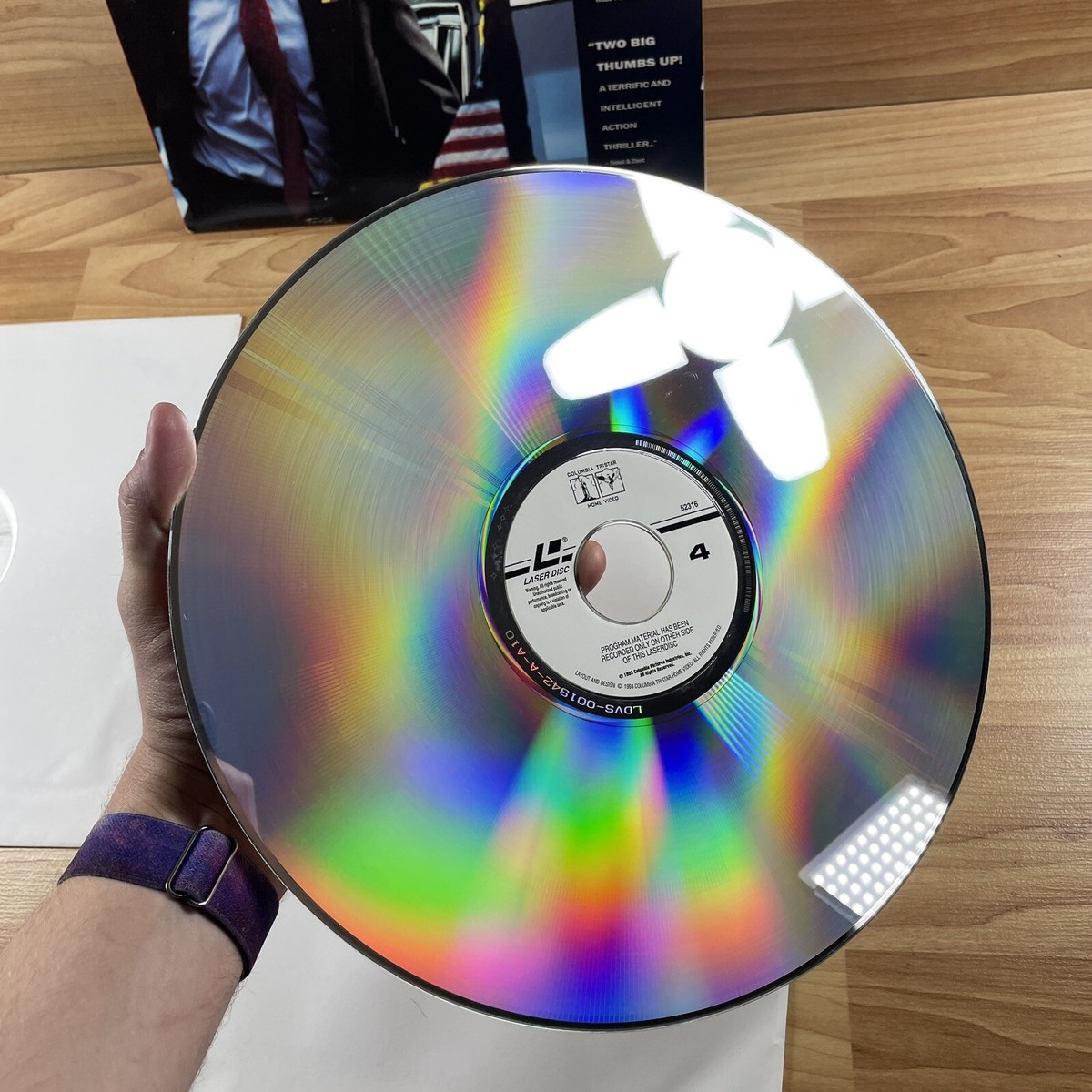 laserdisc - IN THE LINE OF FIRE - 1993 - Clint Eastwood, John