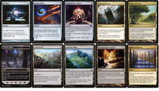 MULTICOLOR Mana  Commander Deck Builder Starter Pack Kit Lands Artifacts