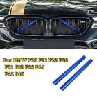 <!--F#f_0-->Grill Bar V Brace For BMW F30 F31 F32 Front Grille Trim Strip Cover Blue 2PC Set<!--F/-->