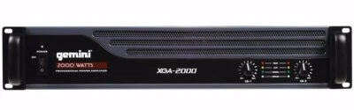 Gemini XGA-2000 Professional Audio Power Amplifier 2000W Rack PA Amp XGA2000