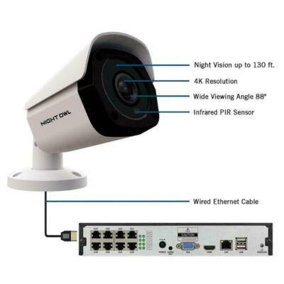 Night Owl Camera CM-IC8-BU-LS BRAND NEW