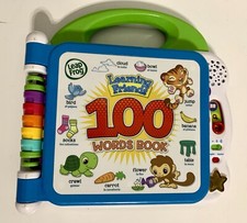 Leap Frog Learning Friends 100 Words Book Educational English/Spanish Bilingual