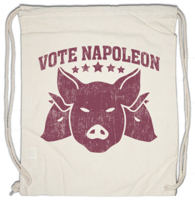 Vote Napoleon Turnbeutel Animal Animals Farm Symbol Sign Logo for der Tiere