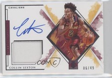 2019-20 Panini Impeccable Elegance Veteran Jersey 6/49 Collin Sexton Auto 1a07