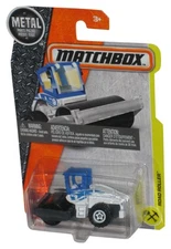 Matchbox Road Roller (2016) Mattel White & Blue Toy Vehicle #39/125