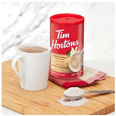 Tim Horton's Instant Cappuccino, 16oz (French Vanilla)