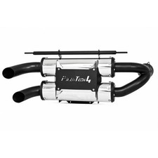 Mbrp Dual Stack Slip-on Exhaust At 9515pt Polaris Rzr Xp 900rzr Xp 900 Eps