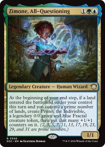 Zimone, All-Questioning (Foil) - Duskmourn DSK - Rare - MTG Magic