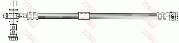Bremsschlauch TRW PHD935 FüR 3B5 3B6 VW 3B2 Passat 3B3 B5 Variant TDI 4Motion-image