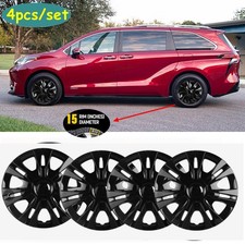 15 Hubcaps Wheel Covers Snap On Hub Caps Fits R15 Steel Wheel For Toyota Sienna