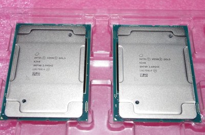 MATCHED PAIR 2x Intel Xeon Gold 6248 SRF90 2.5GHZ LGA3647 GENUINE 40 CORES USA