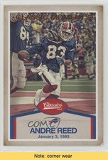 2016 Panini Classics Classic Moments Bronze Andre Reed #11 HOF READ fm0