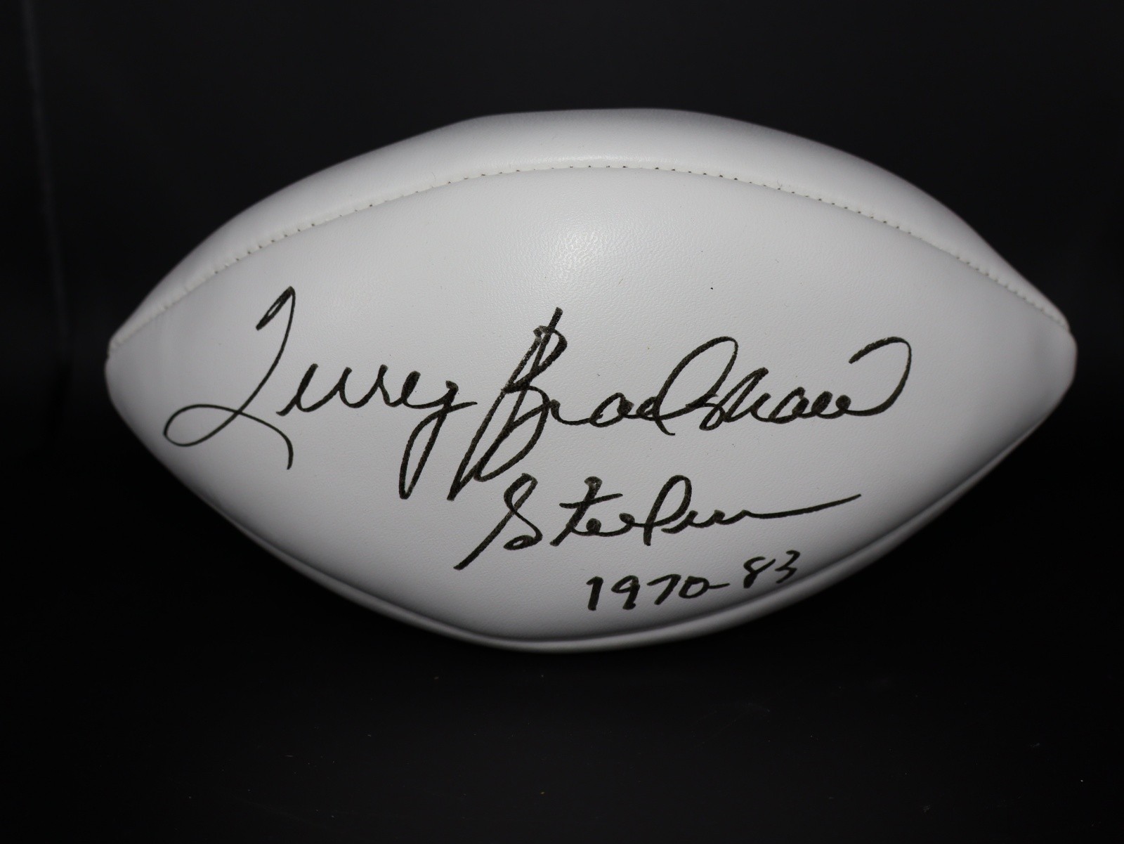 Terry Bradshaw Autographed Signed Football Autograph Auto Beckett BK90131 