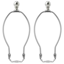 8 Inch Lamp Harp Silver 2 Set Lamp Harps And Finial Metal Lamp Shade Harp Holder