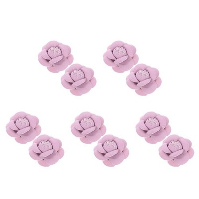 Set of 5 Blumen-schuhanhänger Schuhdekorationen Blumenclips Für Schuhe
