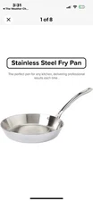 Viking 3 PLY 18/8 Stainless Steel 8" Frying Pan Aluminum Core Dishwasher Safe