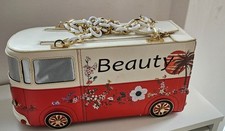 Woman PU Leather Camper Van/ Bus Shaped chain Bag / Handbag Purse