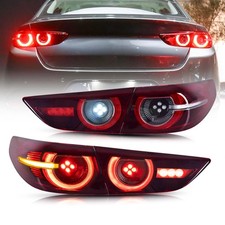 Led Tail Lights For Mazda 3 2019 2021 Not Fit Hatchback Dynamic Sequential Red