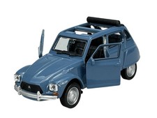 WELLY OLD TIMER CITROEN DYANE BLUE 1:34 DIE CAST METAL MODEL NEW IN BOX 43859
