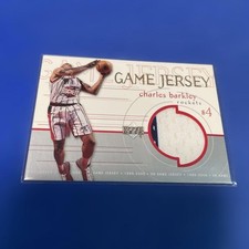 Upper Deck NBA Charles Barkley Jersey Card - Houston Rockets Excellent Conditio