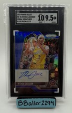 Rickea Jackson 2024 Panini Prizm WNBA Signatures Blue Prizm /75 RC Auto SGC 9.5